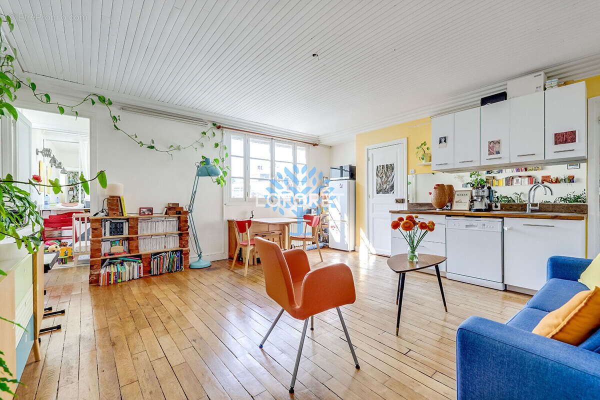 Appartement Paris 2 pièces 45 m2 75020 maraîchers T2 - photo 3