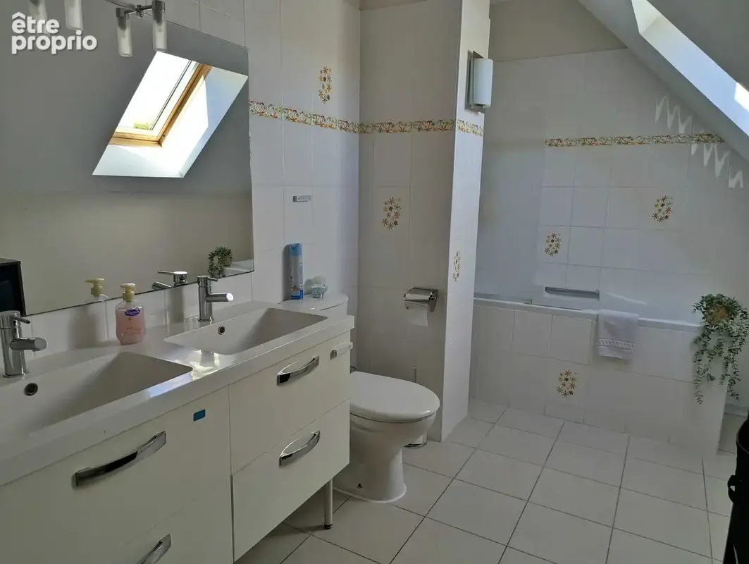 salle de bains avec wc