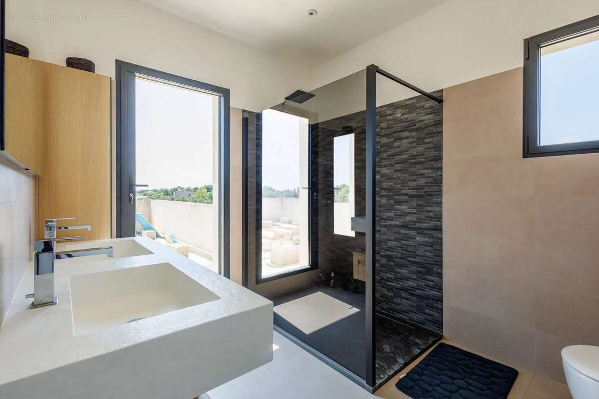 Maison contemporaine avec piscine Campagne Arlésienne - photo 21