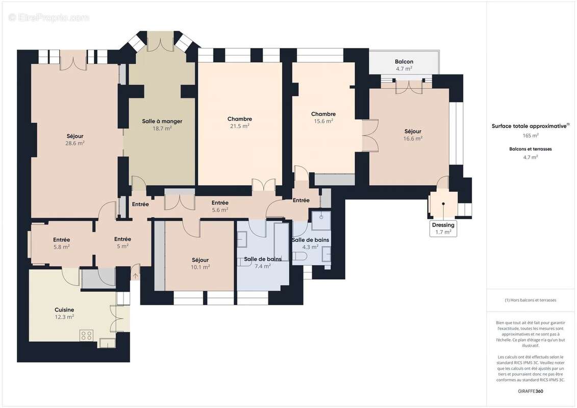 Appartement à PARIS-12E