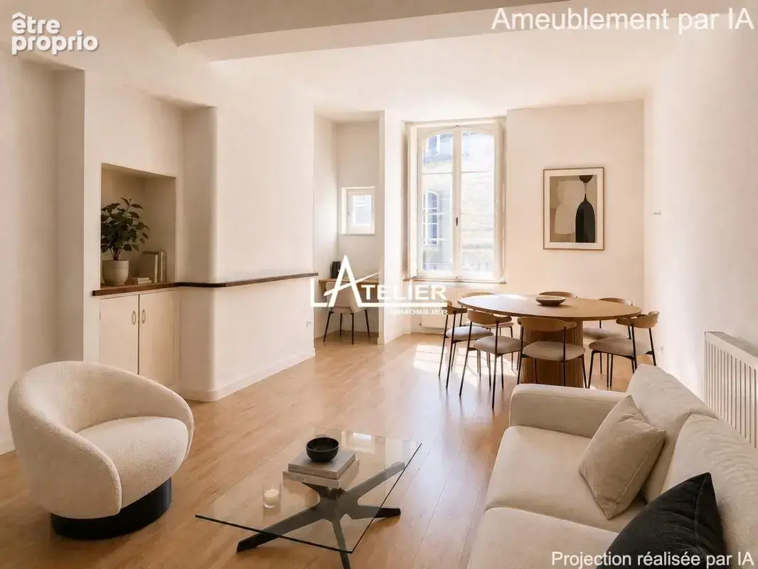 T2 rénové calme, grandes hauteurs, parquet, centre - photo 2