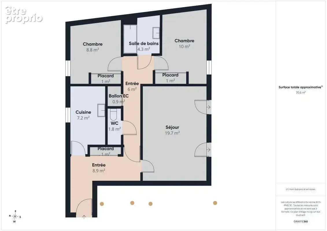 Bel Appartement T3 de 70 m² avec terrasse et jardin - Résidence de standing à Survilliers (95) - photo 18
