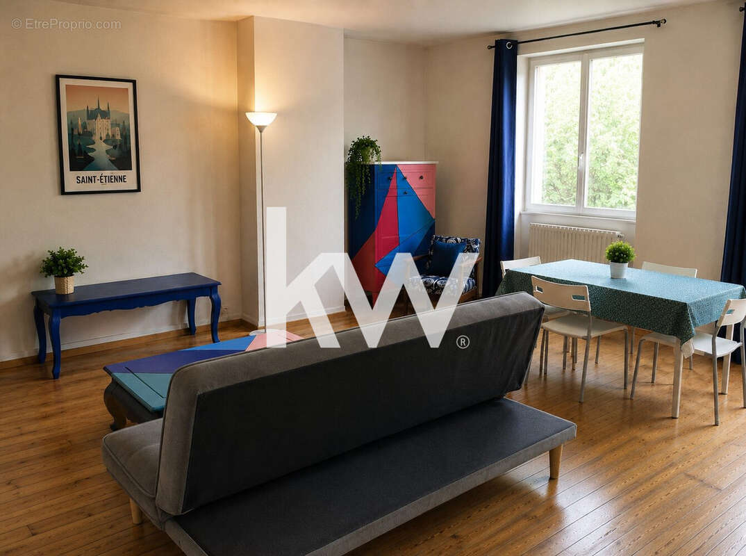 Appartement 56 m² à Saint-Etienne  - photo 2