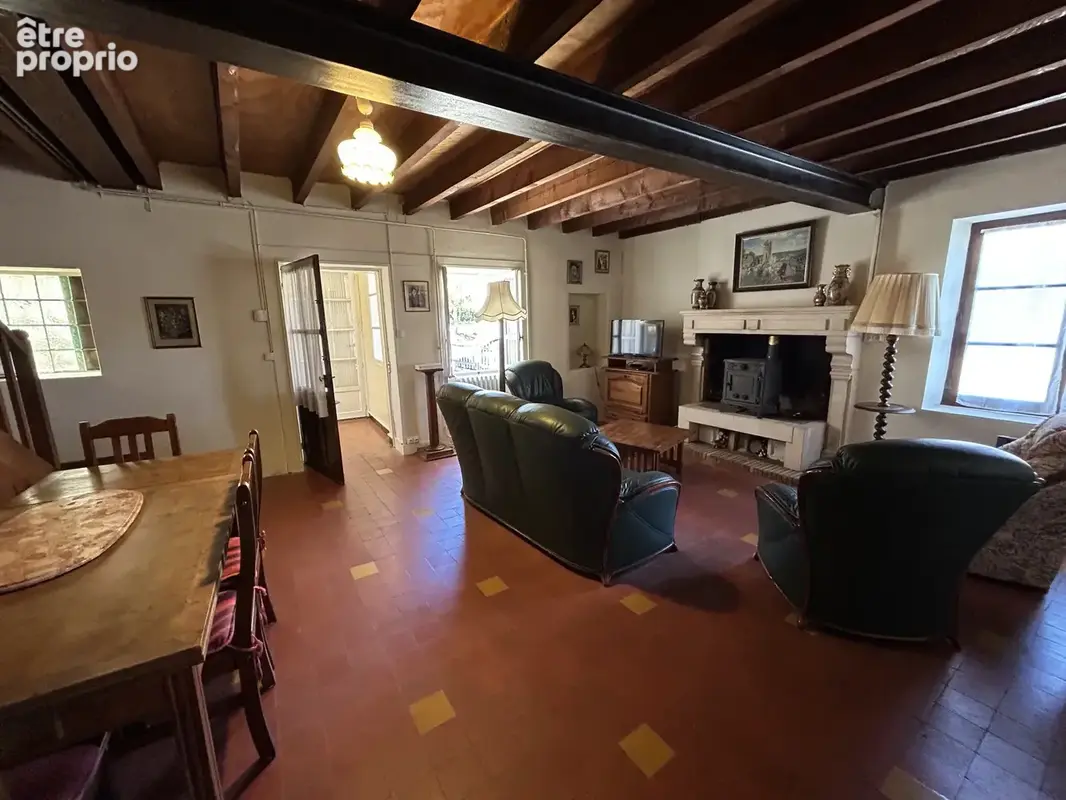 Maison de hameau avec terrasse - grange - terrain - photo 4