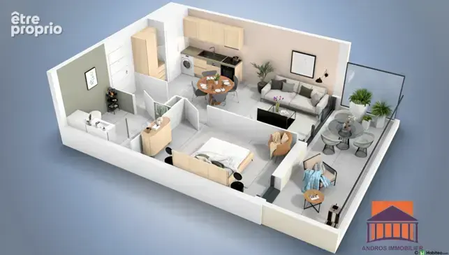 T2 39 m2 residence prestige face mer - photo 3