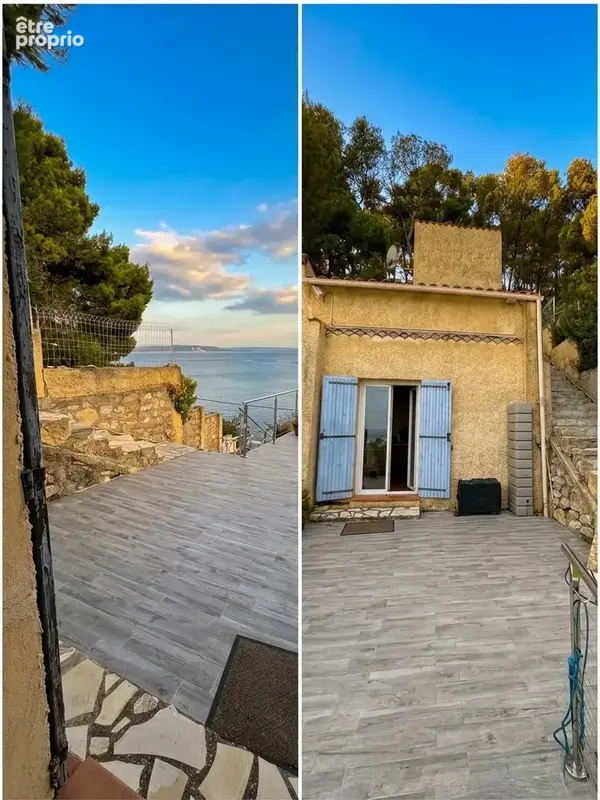 Aux heures claires ; Maison T3/4 avec garage , grande terrasse et superbe vue sur l'etang de berre - photo 4