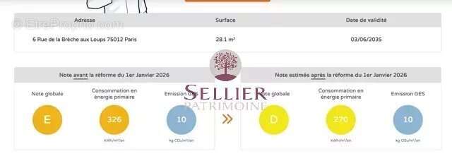 Appartement à PARIS-12E