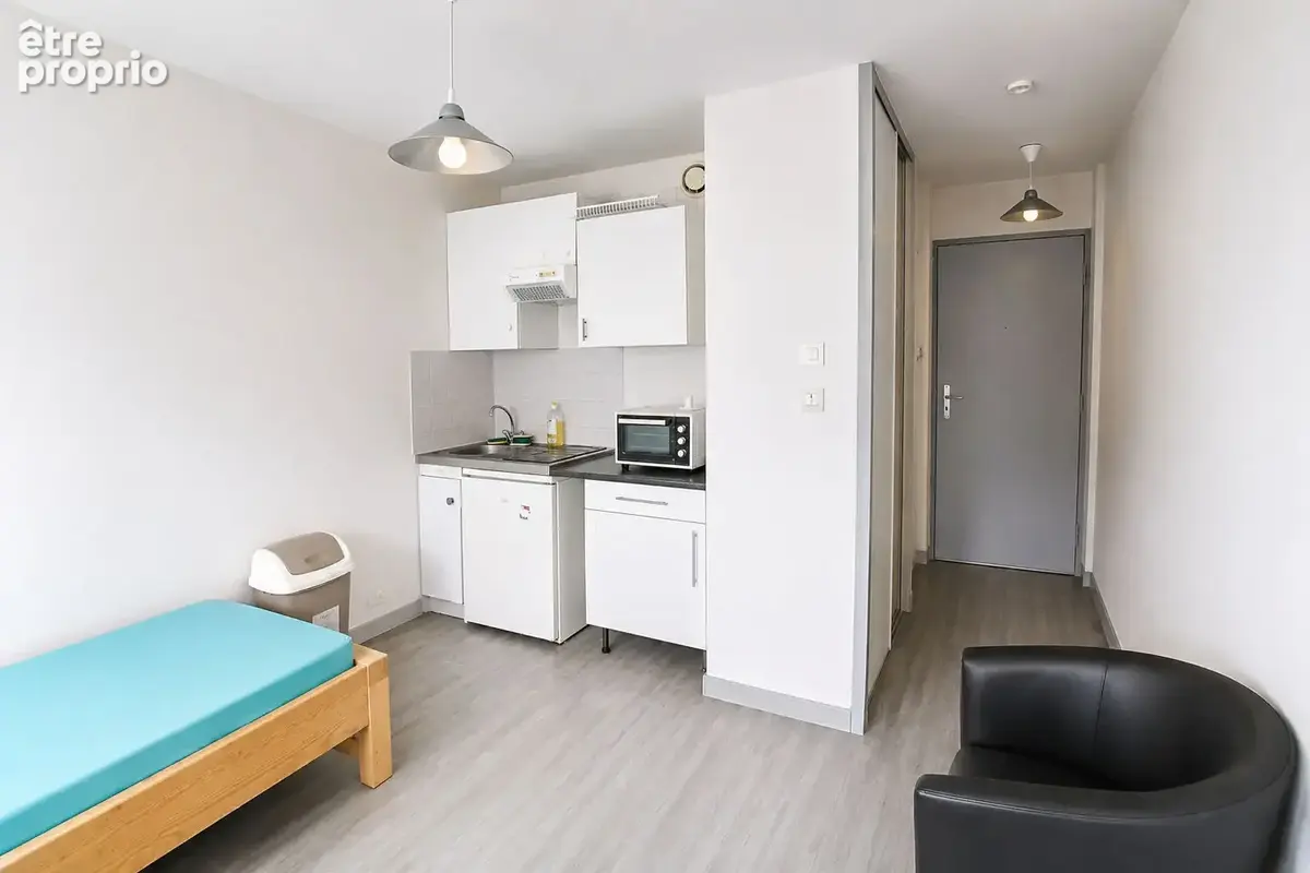 Appartement Rennes 1 pièce(s) 17 m2 - photo 2