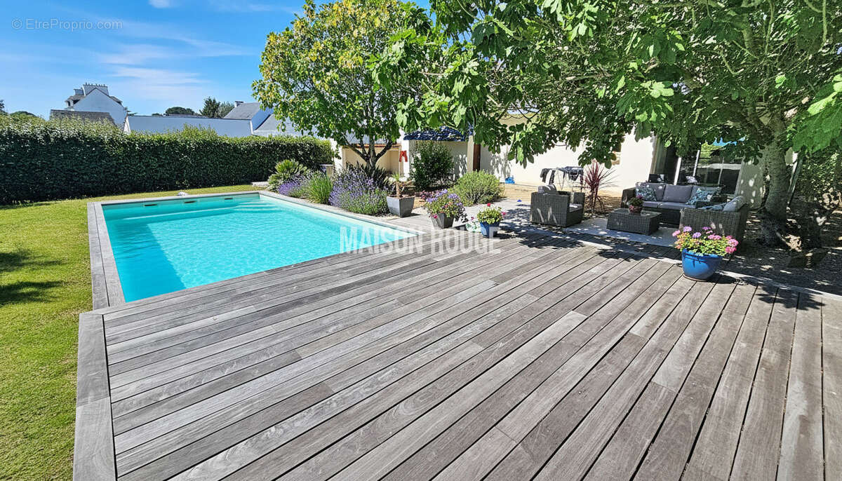 Vue sur le Golfe du Morbihan  Maison familiale avec piscine et 5 chambres - photo 13