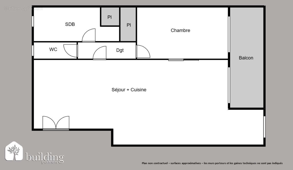 Paris 16ème - Pompe - 48m² + 6m² balcon - photo 2