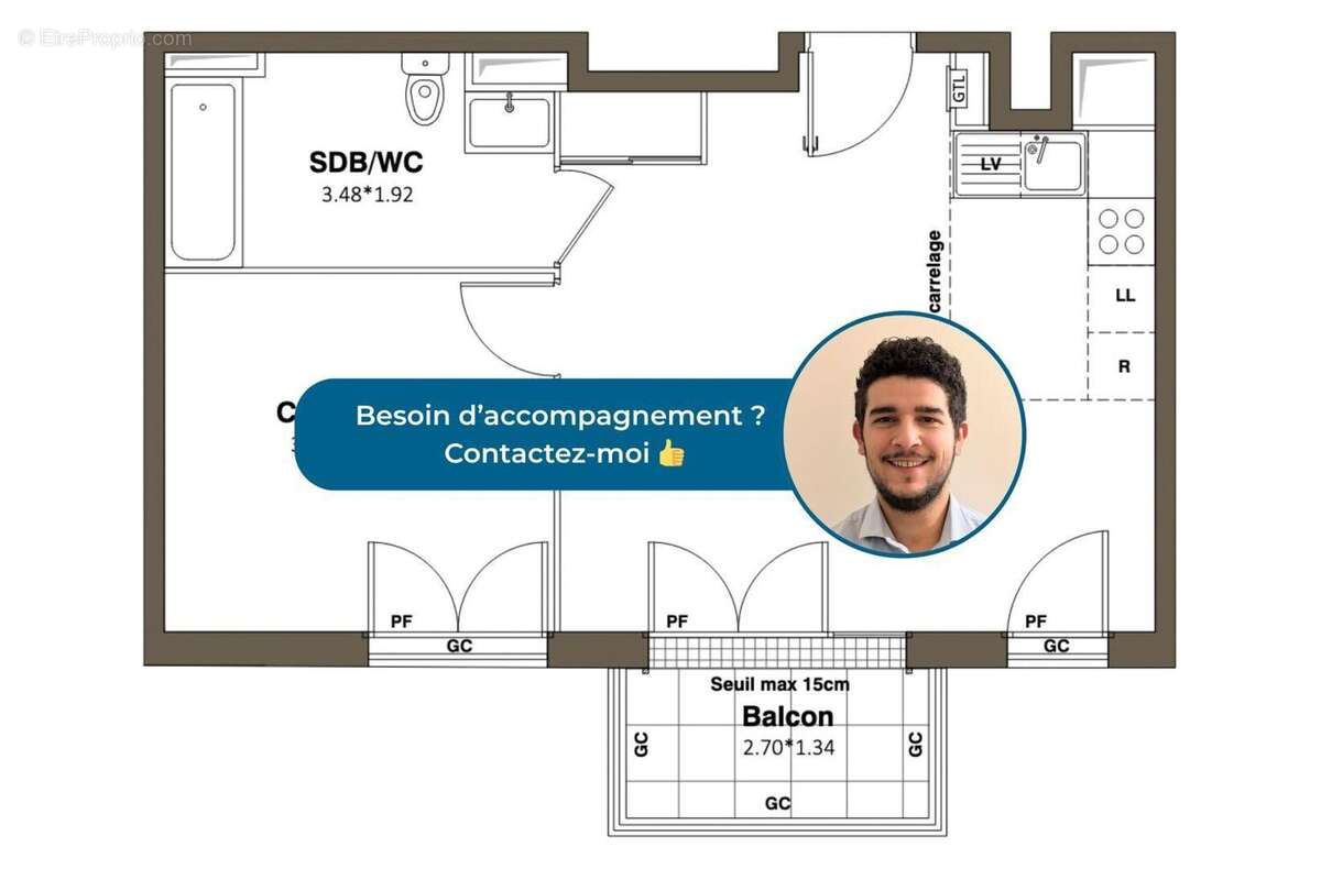 Photo 4 - Appartement à AUBERVILLIERS