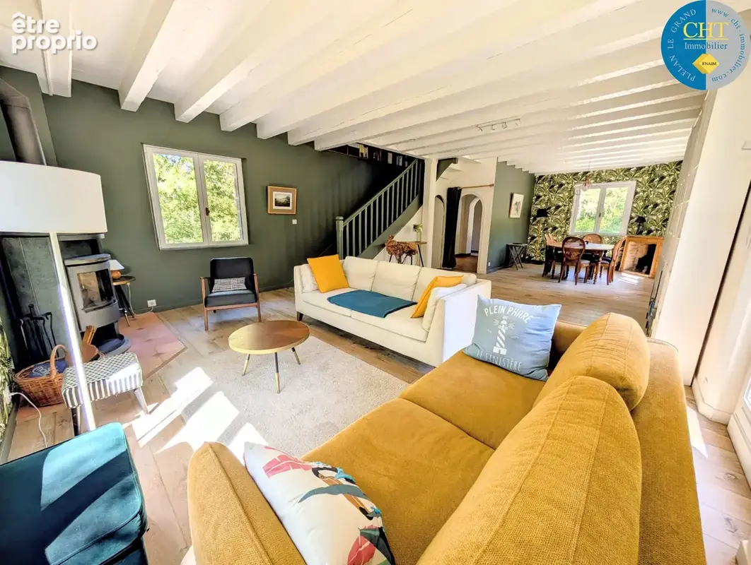 Maison de caractère avec parc de 1,5 hectare à la justice - beignon (56380) avec cht immobilier - photo 6