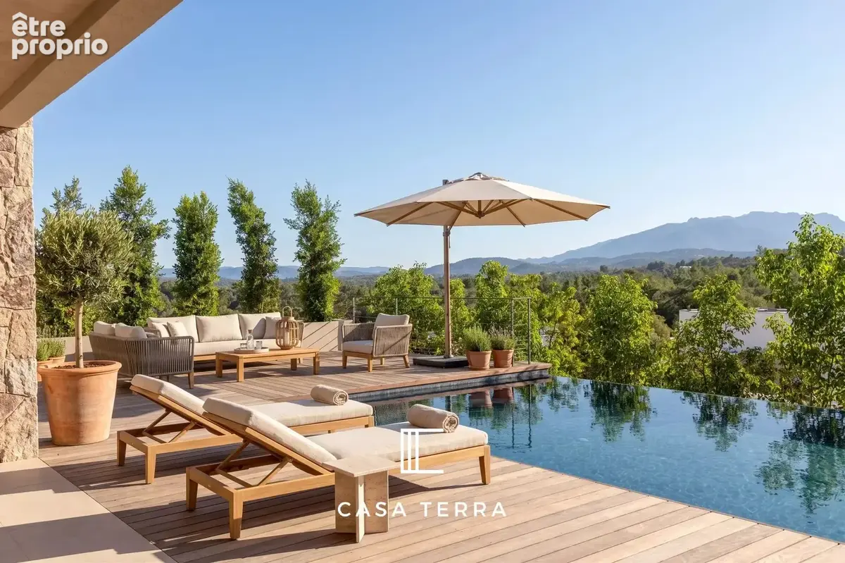 VÉDA - Villa neuve avec vue dégagée, piscine et garage / Cabanon - photo 3
