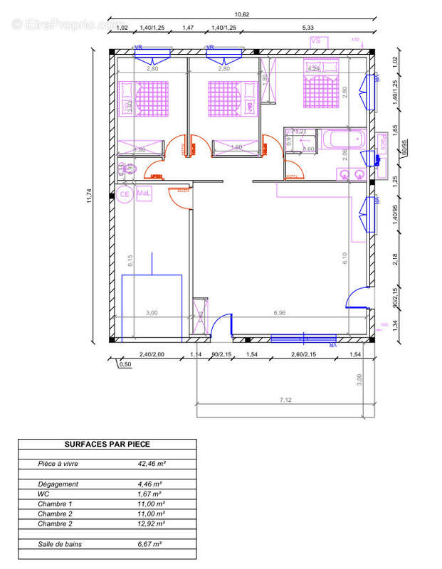 Maison à NISSAN-LEZ-ENSERUNE