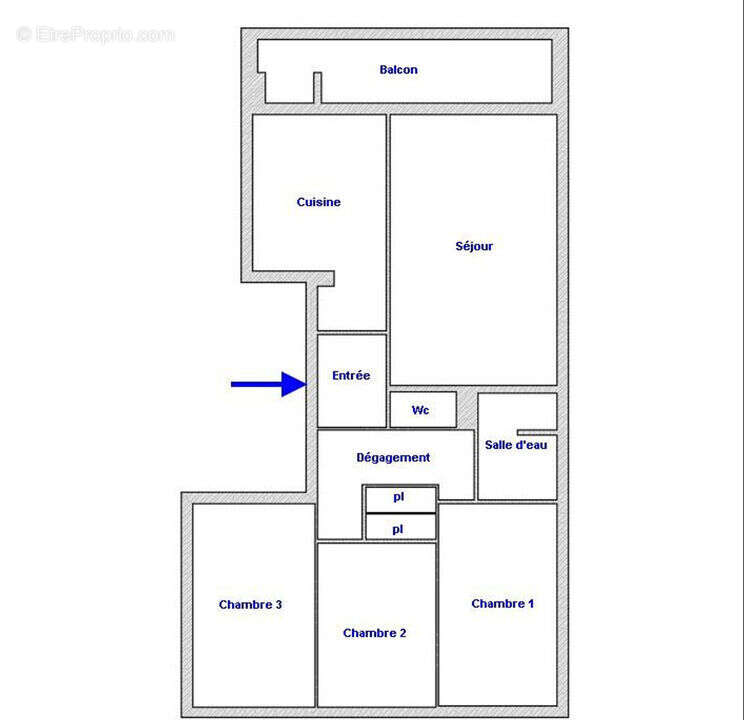 Appartement à MARSEILLE-4E