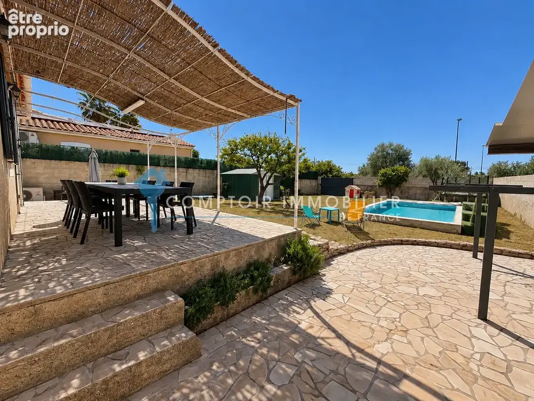 Gallargues le montueux - villa plain pied 3 chambres - piscine - parcelle 537 m2 - photo 3