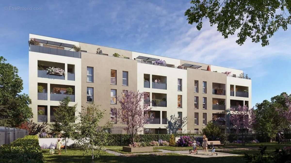 T3 neuf dernier etage - metro barriere de paris - minimes - 2 terrasses et 2 parkings ssol - photo 9
