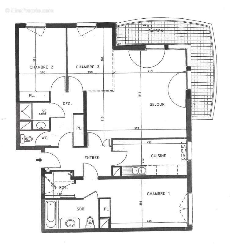 Appartement à LEVALLOIS-PERRET