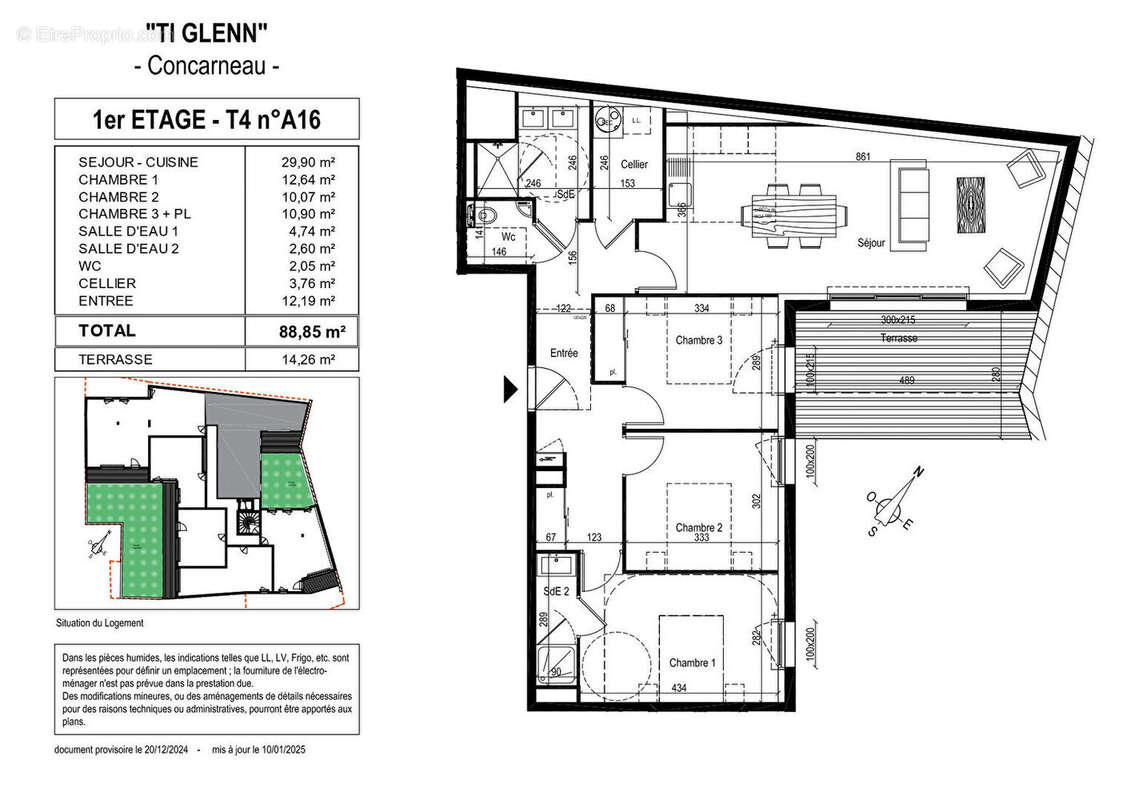 Appartement à CONCARNEAU
