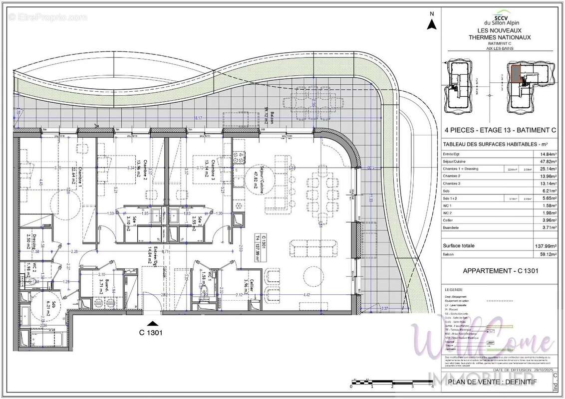 Appartement à AIX-LES-BAINS