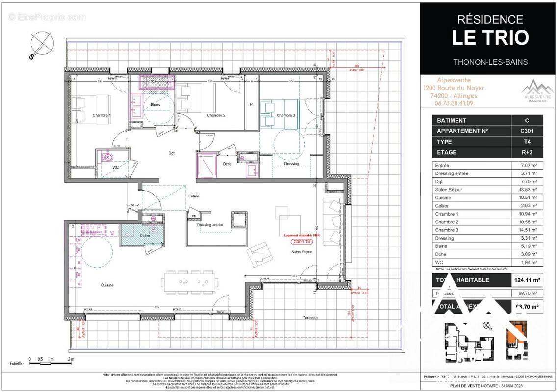 Appartement à THONON-LES-BAINS