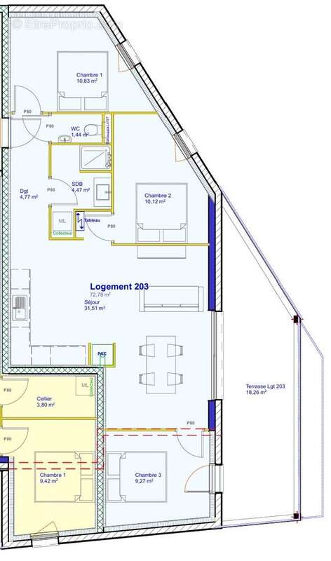 Appartement à VALDAHON