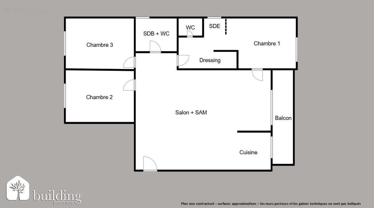 Appartement à LEVALLOIS-PERRET