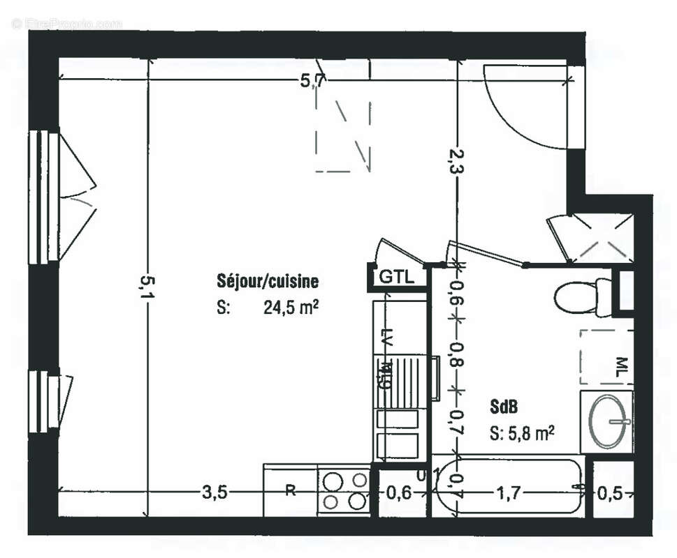 Appartement à ARRAS