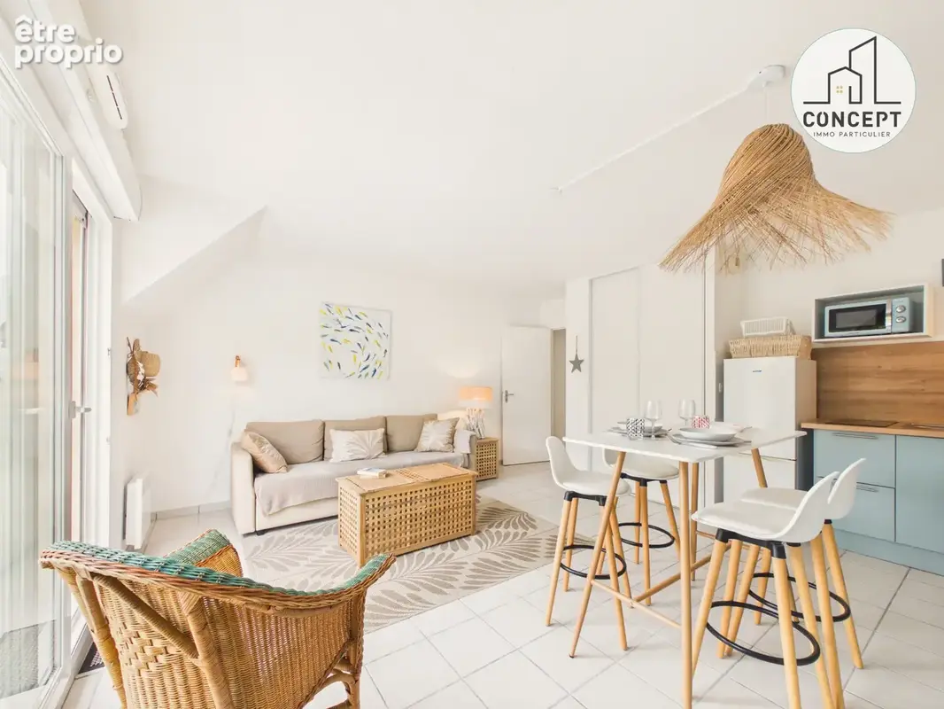 # 767 - A VENDRE - APPARTEMENT 2 pièces 46 m2, terrasse, piscine - ILE TUDY - photo 4