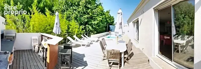 VIlla de 135 m² de plein pied avec piscine sur un terrain de 506m² - photo 5