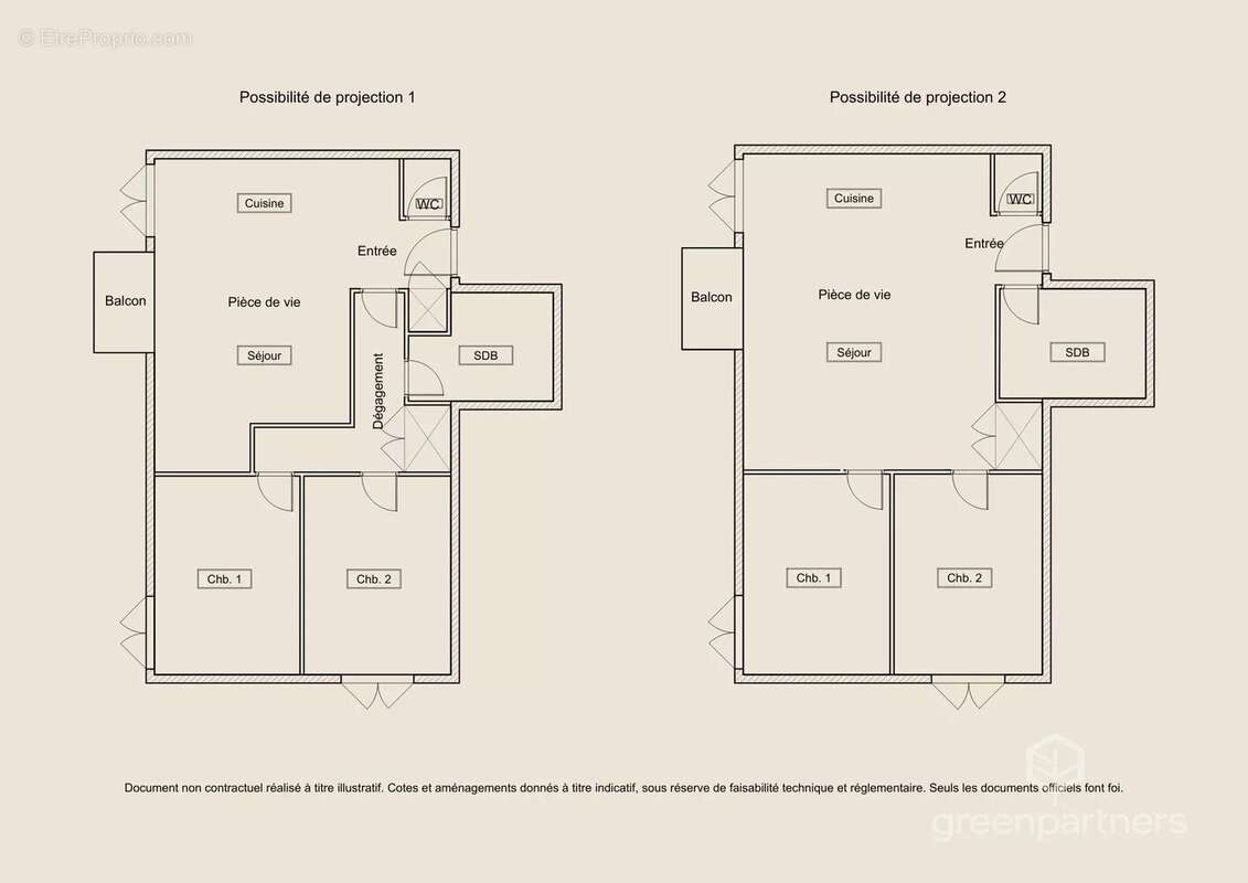 Appartement à PARIS-20E