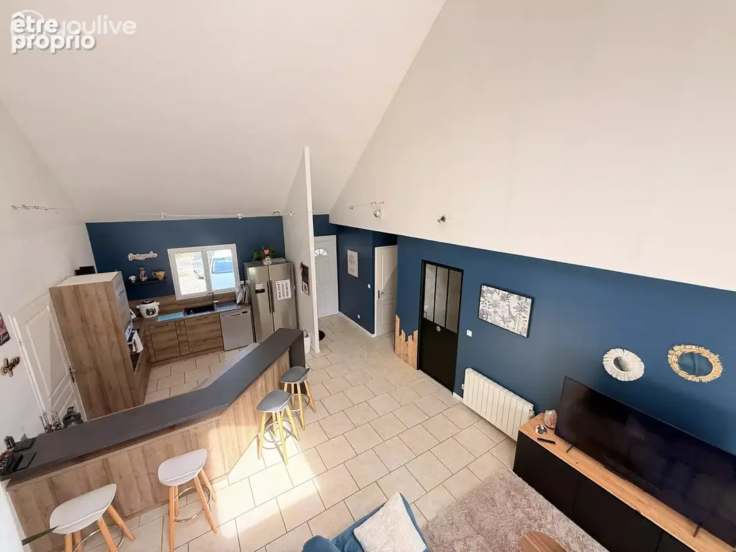 Coup de cœur assuré : maison contemporaine de plain-pied, pièce de vie cathédrale – Néville – 299 000 € HAI - photo 15