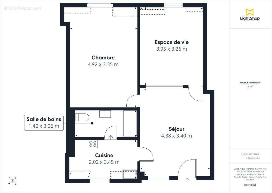 Appartement 2 pièces de 53 m² - Traversant et calme - Rue Réaumur, Paris 3e - Arts et Métiers - photo 3