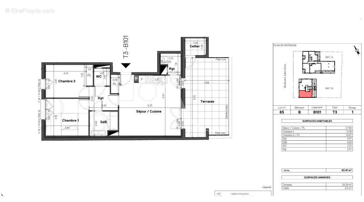 Appartement à NANTES