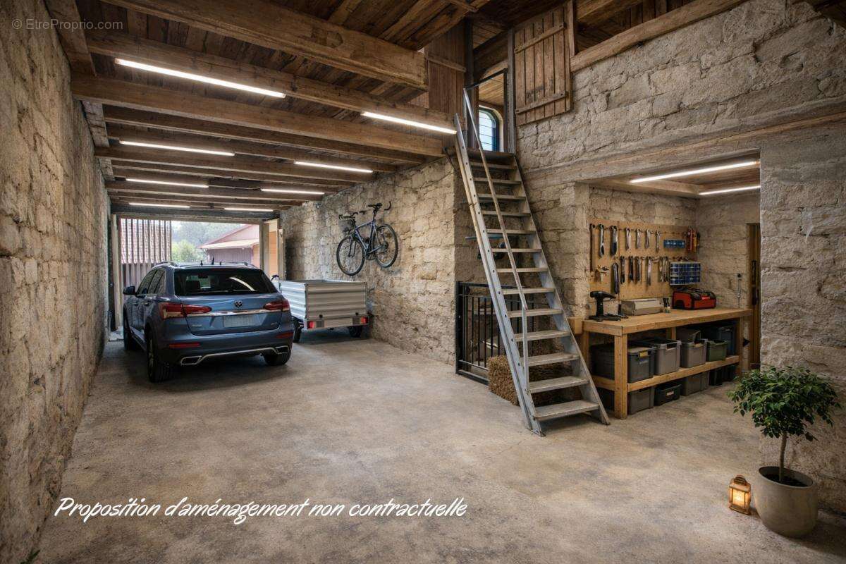 Grange  authentique à fort potentiel 600 m2  Marlens - photo 5