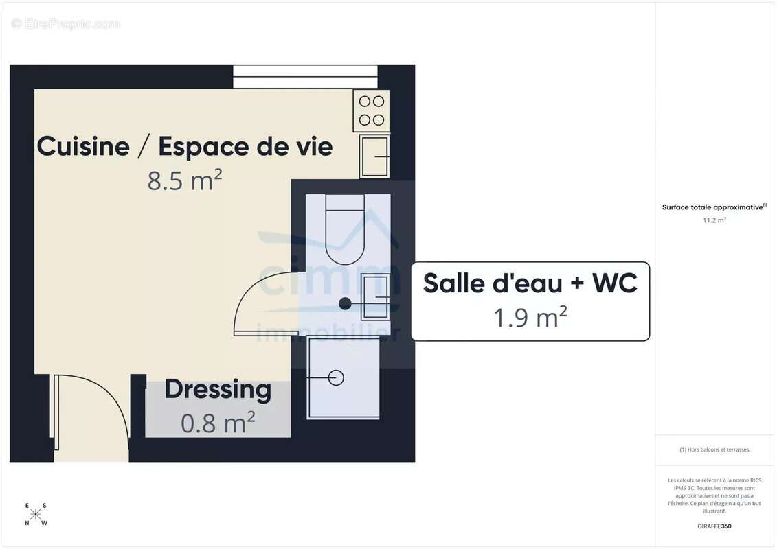 Appartement à LE RHEU