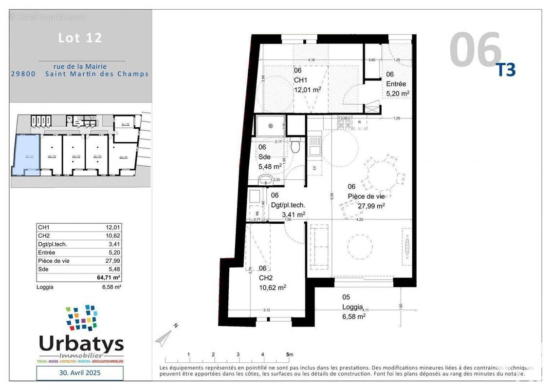Photo 1 - Appartement à SAINT-MARTIN-DES-CHAMPS