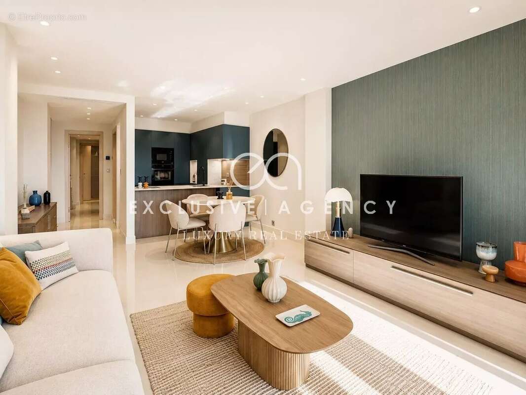 Cannes Croisette 3 pièces de 82m² rénové  vue mer - photo 5
