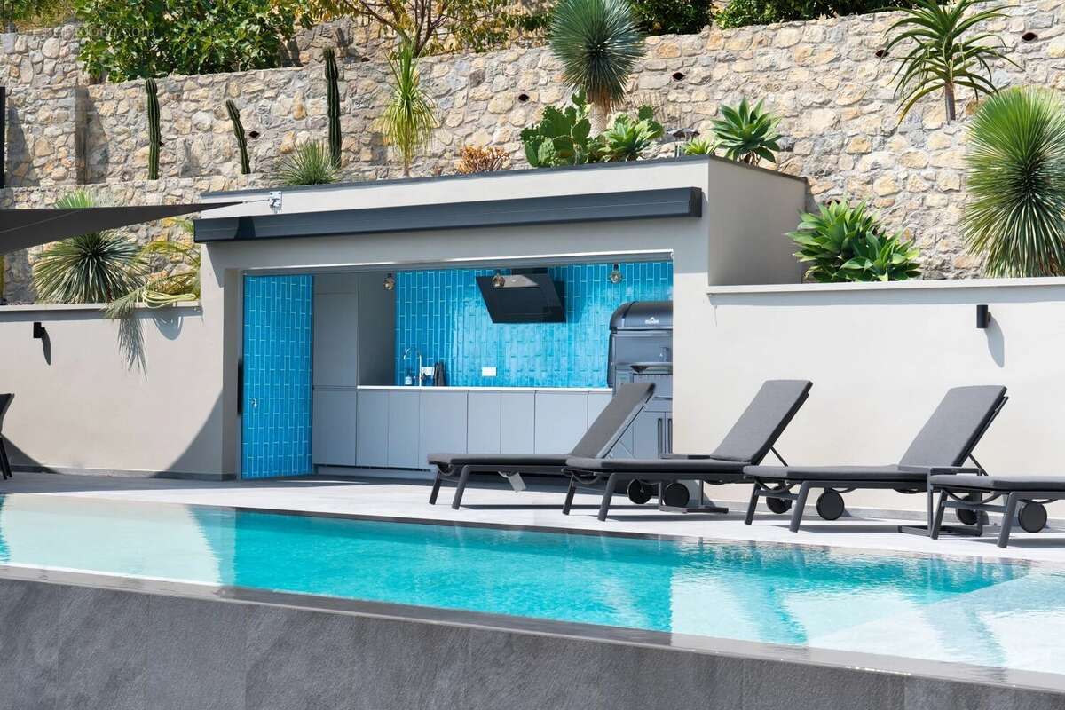 Villa contemporaine à vendre Eze vue mer piscine Monaco - photo 6