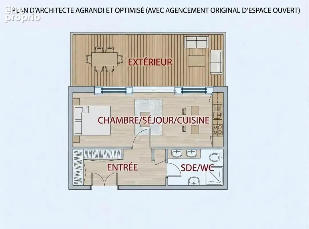 Appartement t1/2 à Marseille 13011 avec grande terrasse - photo 11