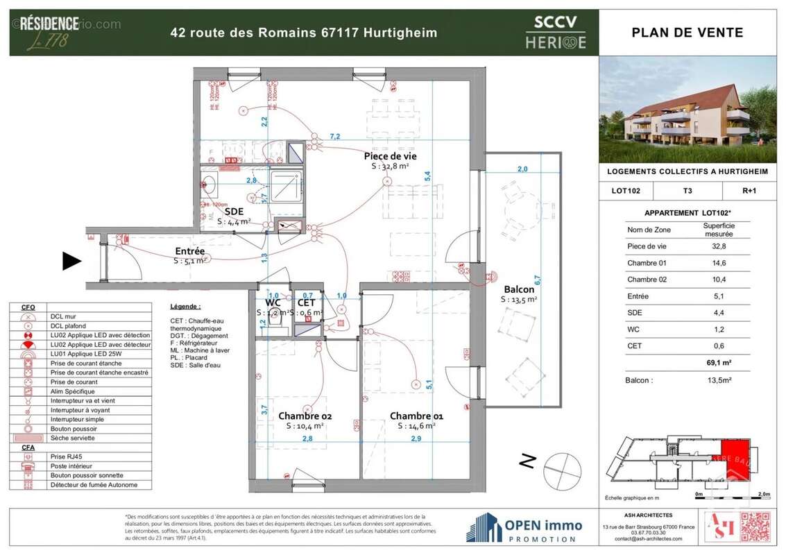 Appartement à HURTIGHEIM
