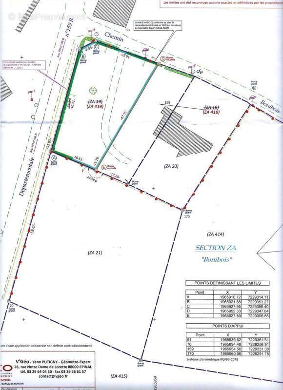 Terrain à AYDOILLES