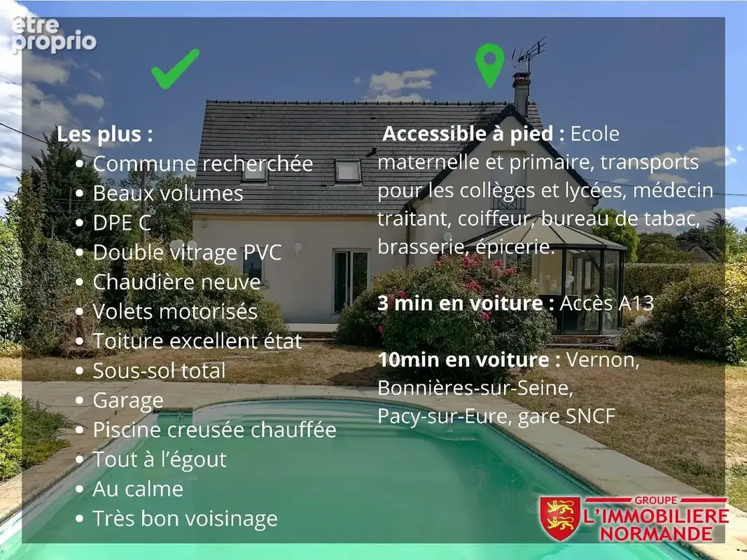 Maison familiale  160 m²  5 chambres  Blaru - photo 2