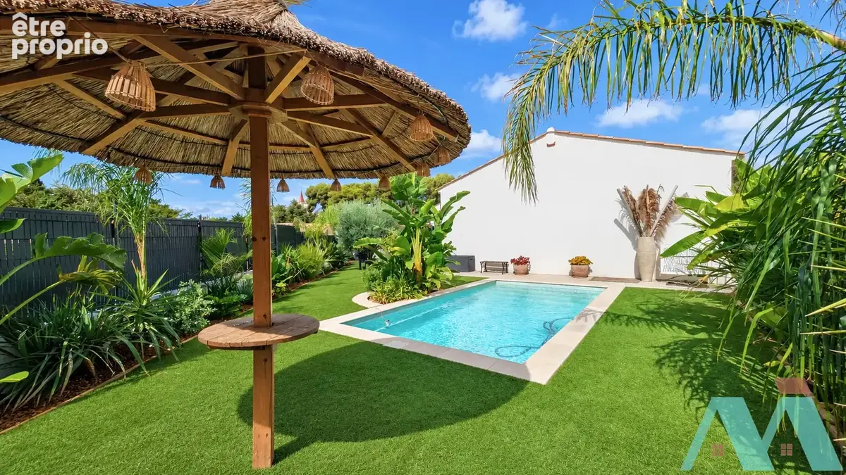 Villa récente 4 pièces plain-pied avec piscine sur terrain 710m2 - photo 16