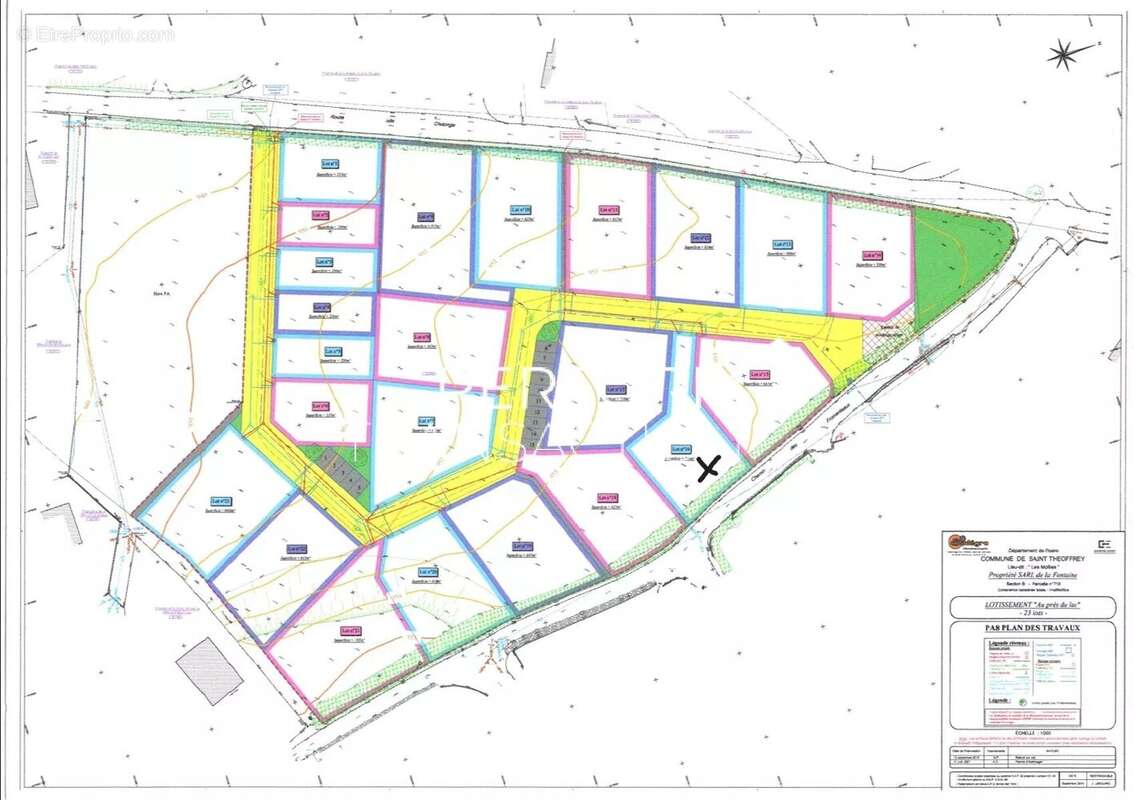 Terrain constructible 530 m² – Lotissement Les Molliès – Saint-Théoffrey – Lot 16 - photo 4
