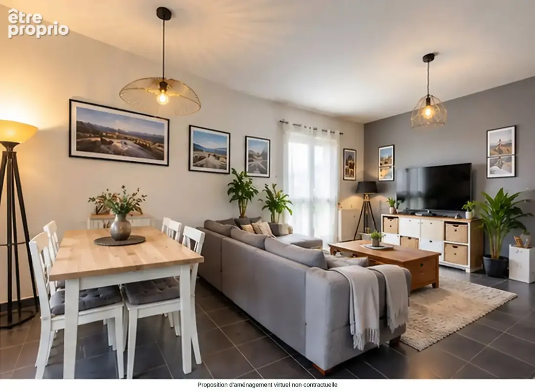 Appartement Saint Martin D Heres 3 pièce(s) 67.75 m2 - photo 2