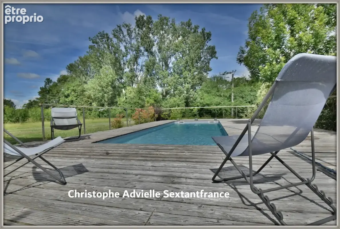 Villa d'architecte ossature bois, plain pied , 4 chambres , piscine, garage et atelier sur 1,6 Ha - photo 16