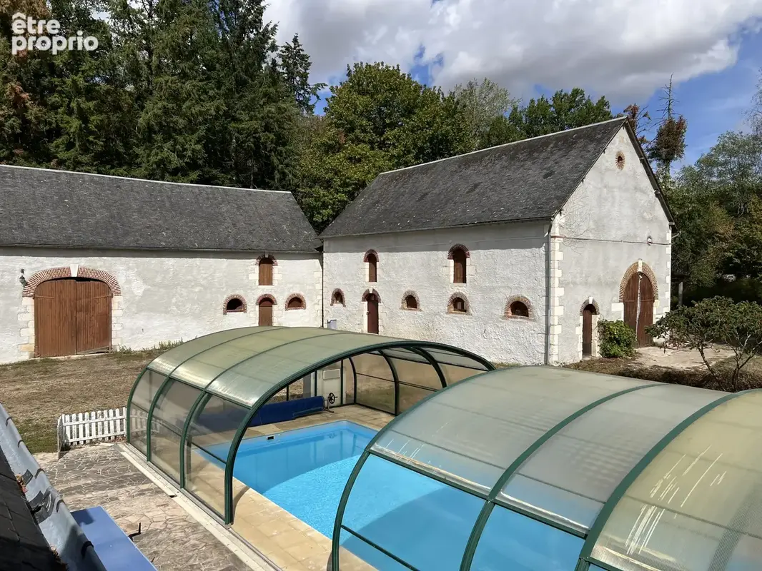 Propriété 13,71 ha : maison de maître, logement amis, étangs, piscine, tennis - photo 15