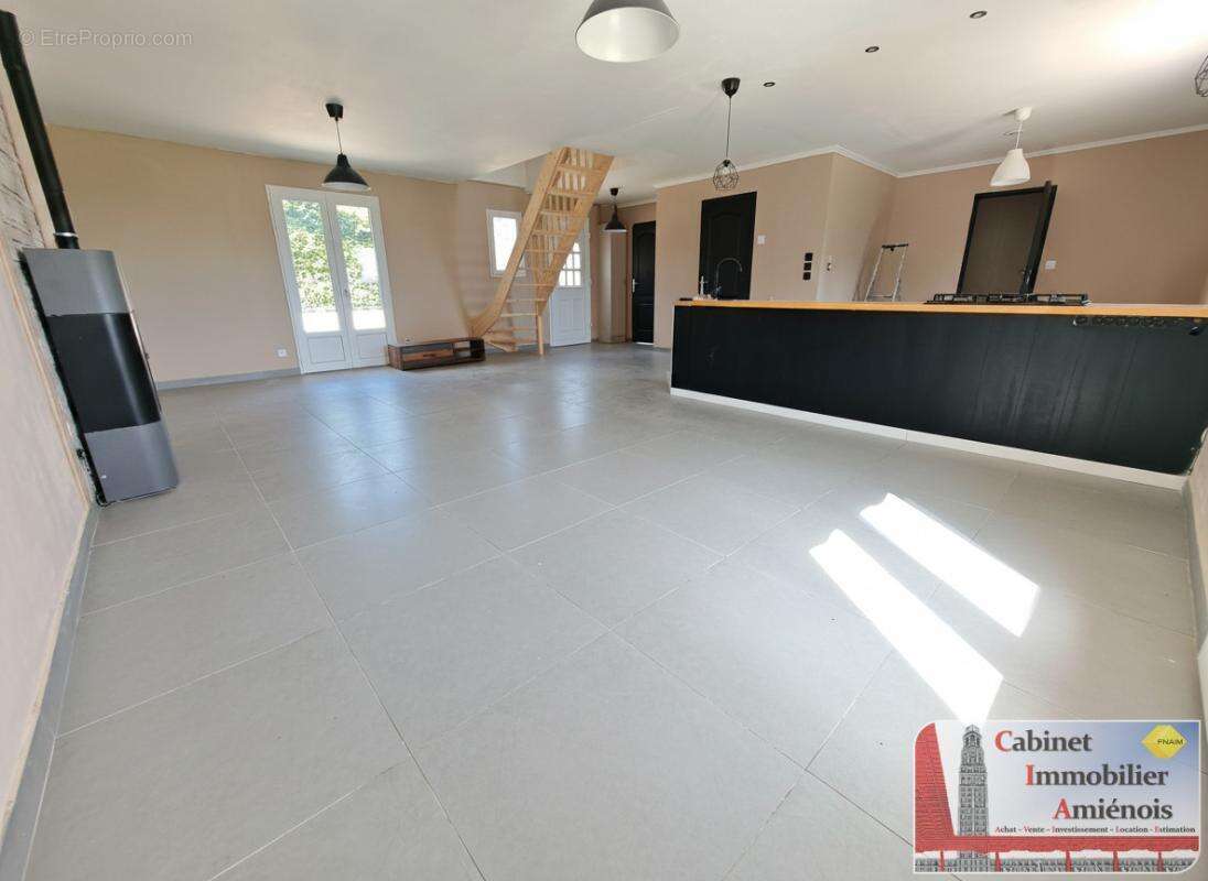 Flesselles : Pavillon individuel 110m2 avec 3 chambres et ja - photo 4
