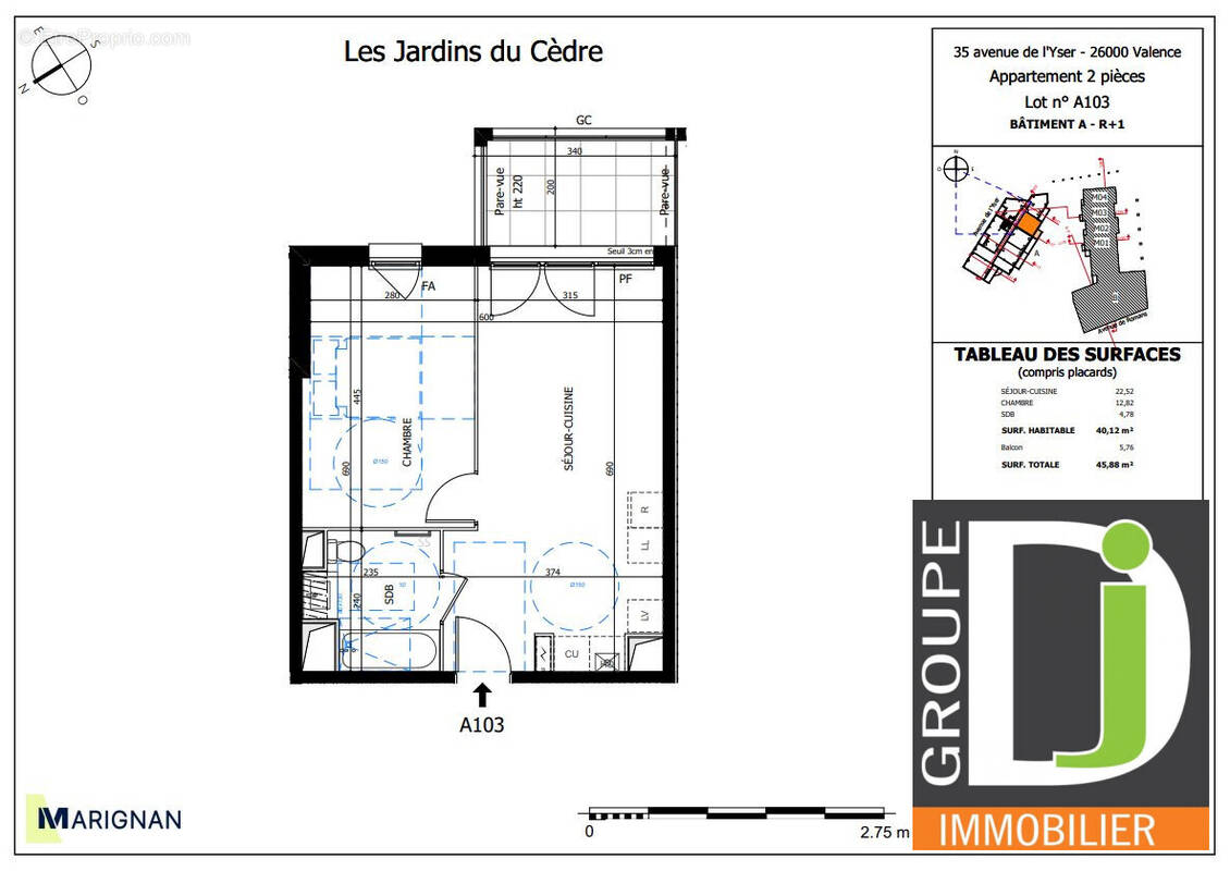 Appartement à VALENCE
